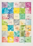 Wall Chart I by Jim Dine, 1974, Lithograph in colors, on wove paper, with full margins, sold Oct 2019
