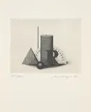 Friedrich Meckseper, Still Life, 1974, Etching and aquatint, on wove paper, with full margins