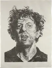 Chuck Close, Phil/Fingerprint, 1981, Lithograph, on Kuratani Kozo Special Japan paper, with full margins