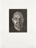 Chuck Close, Self Portrait I, 1997, Linocut, on wove paper, with full margins