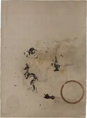 Variations II by John Cage, 1991, Uniquely branded and smoked Roma Guido Reni paper, the full sheet, sold Oct 2019