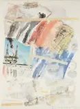 Robert Rauschenberg, Untitled, from Horchow Portfolio, 1972, Offset lithograph in colors, on Arches paper, with full margins