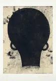 Martin Puryear, Untitled, from MoCA portfolio, 1999, Etching and aquatint, with Chine collé to Rives BFK paper, with full margins