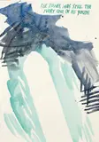 Thinking of You by Raymond Pettibon, 1998, Drawing in watercolors, bound (as issued), offered Oct 2019