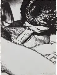 Fellatio by Andy Warhol, 1978, Screenprint, on HMP paper, the full sheet, sold Oct 2019