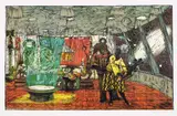 Kerry James Marshall, Keeping the Culture, 2010, Screenprint and linocut in colors, on Arches paper, with full margins