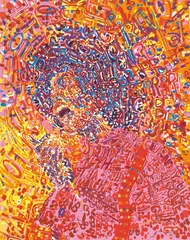 Revolutionary by Wadsworth Jarrell, 1972, Screenprint in colors, on wove paper, the full sheet, offered Oct 2019