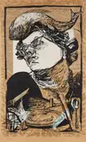 William Kentridge, Art in a State of Grace, from Art in a State of Siege, 1988, Screenprint in colors, on Arches crème paper, the full sheet