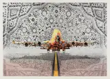 Abdulnasser Gharem, In-Transit (with Diamond Dust), 2013, Screenprint in colors with diamond dust, on wove paper, with full margins