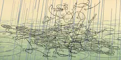 Matthew Ritchie, Sea State One, 2001, Relief print in colors, on Somerset paper, the full sheet, with accompanying wove paper artist's book/Certificate of Authenticity