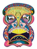 Erik Parker, Mind Revolution, from the Exit Art portfolio Tantra, 2005, Screenprint with hand-coloring, on shaped wove paper, the full sheet