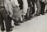Marion Post Wolcott, Vegetable Pickers, Migrants, Waiting After Work to be Paid, Near Homestead, Florida, 1939, Gelatin silver print