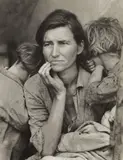 Dorothea Lange, Migrant Mother, Nipomo, California, 1936, Gelatin silver print, likely an early print