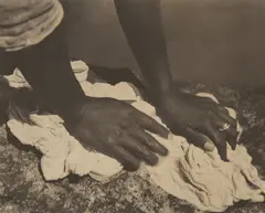 Labor 1 or Hands Washing by Tina Modotti, circa 1927, Platinum or palladium print, offered Apr 2019