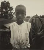 Portrait of a Boy, Mississippi Delta by Dorothea Lange, 1936, Gelatin silver print, sold Apr 2019