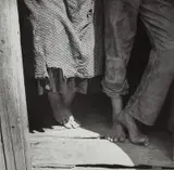 People Living in Miserable Poverty, Elm Grove, Oklahoma by Dorothea Lange, 1936, Gelatin silver print, sold Apr 2019