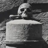 Skull + Crossbones by Robert Mapplethorpe, 1983, Gelatin silver print, sold Apr 2019