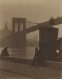 Paul Outerbridge, Brooklyn Bridge, circa 1923, Platinum print