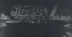 Small Logo, Pepsi Cola: August 8 by Vera Lutter, 2002, Unique gelatin silver print, sold Apr 2019