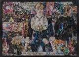 Vik Muniz, A Bar at the Folies Bergère, after Edouard Manet, from Pictures of Magazines 2, 2012, Chromogenic print