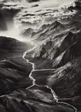 The Eastern Part of the Brooks Range, Arctic National Wildlife Refuge, Alaska, USA by Sebastião Salgado, 2009, Gelatin silver print, flush-mounted, sold Apr 2019