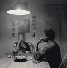 Carrie Mae Weems, Untitled (man smoking) from Kitchen Table Series, 1990, Gelatin silver print