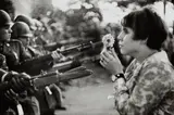 Marc Riboud, Young girl holding a flower, Washington