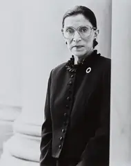 Michael O'Neill, Ruth Bader Ginsburg, Supreme Court, D.C., November 1, 1998, Gelatin silver print