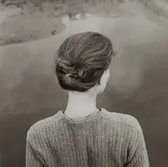 Edith, Chincoteague, Virginia by Emmet Gowin, 1967, Gelatin silver print, printed later, sold Jun 2019