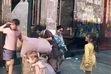 Helen Levitt, N.Y. (children with laundry)