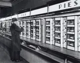 Automat, 977 Eighth Avenue by Berenice Abbott, 1936, Gelatin silver print, printed later, sold Jun 2019