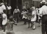 N.Y.C. (children dancing on the sidewalk) by Helen Levitt, 1940, Gelatin silver print, printed later, sold Jun 2019