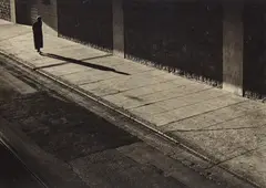 Lonely Stroll by 何藩 Fan Ho, 1958, Gelatin silver print, sold Jun 2019
