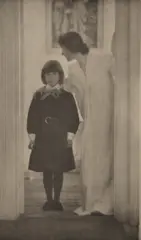 Blessed Art Thou Among Women by Gertrude Käsebier, 1899, Photogravure on tissue, printed 1903, offered Jun 2019