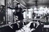 Arthur Elgort, Kate Moss, Café Lipp, Paris, Vogue Italia, 1993, Gelatin silver print, printed later