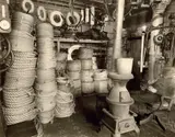 Rope Store, South Street and James Slip, Manhattan by Berenice Abbott, 1936, Gelatin silver print, sold Oct 2019