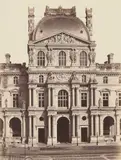 Édouard Baldus, Au Louvre, Pavillon Richelieu, Paris, 1856, Albumenized salt print