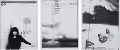 William Larson, Selected Images from the Fireflies series, 1971, Three unique electro-carbon prints