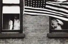 Robert Frank, Parade, Hoboken, New Jersey, 1955, Gelatin silver print, probably printed 1960s