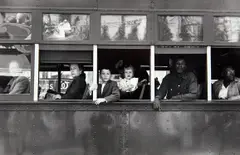 Robert Frank, Trolley, New Orleans, 1955, Gelatin silver print, printed circa 1986