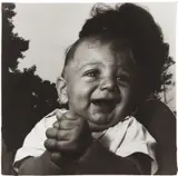 Diane Arbus, Loser at a Diaper Derby, N.J., 1967, Gelatin silver print, printed later by Neil Selkirk