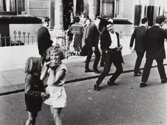 'Hey Mister, Take my Picture,' Southam Street (North Kensington) by Roger Mayne, 1956, Gelatin silver print, printed 1986, sold Oct 2019