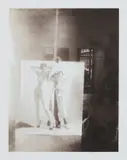 Untitled (from Self-Portrait with Wife and Models, Paris shoot) by Helmut Newton, 1981, Unique Polaroid print, offered Oct 2019