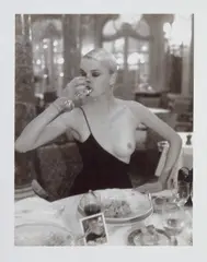 The Naked Truth by Helmut Newton, 1997, Unique Polaroid print, offered Oct 2019