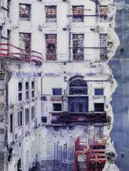 Stéphane Couturier, Ilot Edouard VII - Paris 9, Photo n°10, 1998, Chromogenic print, face-mounted to Plexiglas