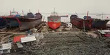 Shipyard #1, Qili Port, Zhejiang Province, China by Edward Burtynsky, 2004, Chromogenic print, offered Oct 2019
