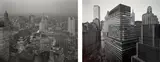 Nicholas Nixon, View of First National City Bank Building from Battery Plaza and View Towards Midtown from Wall Street