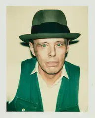 Joseph Beuys by Andy Warhol, 1980, Unique Polaroid print, sold Oct 2019