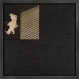 Lily by Robert Mapplethorpe, 1987, Unique composition of one platinum print on linen canvas with fabric panel, all within the artist designed frame, offered Oct 2019