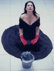 Marina Abramović, Cleaning the Floor, 2004, Chromogenic print, flush-mounted